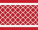 Solid Quarterfoil Cake Stencil